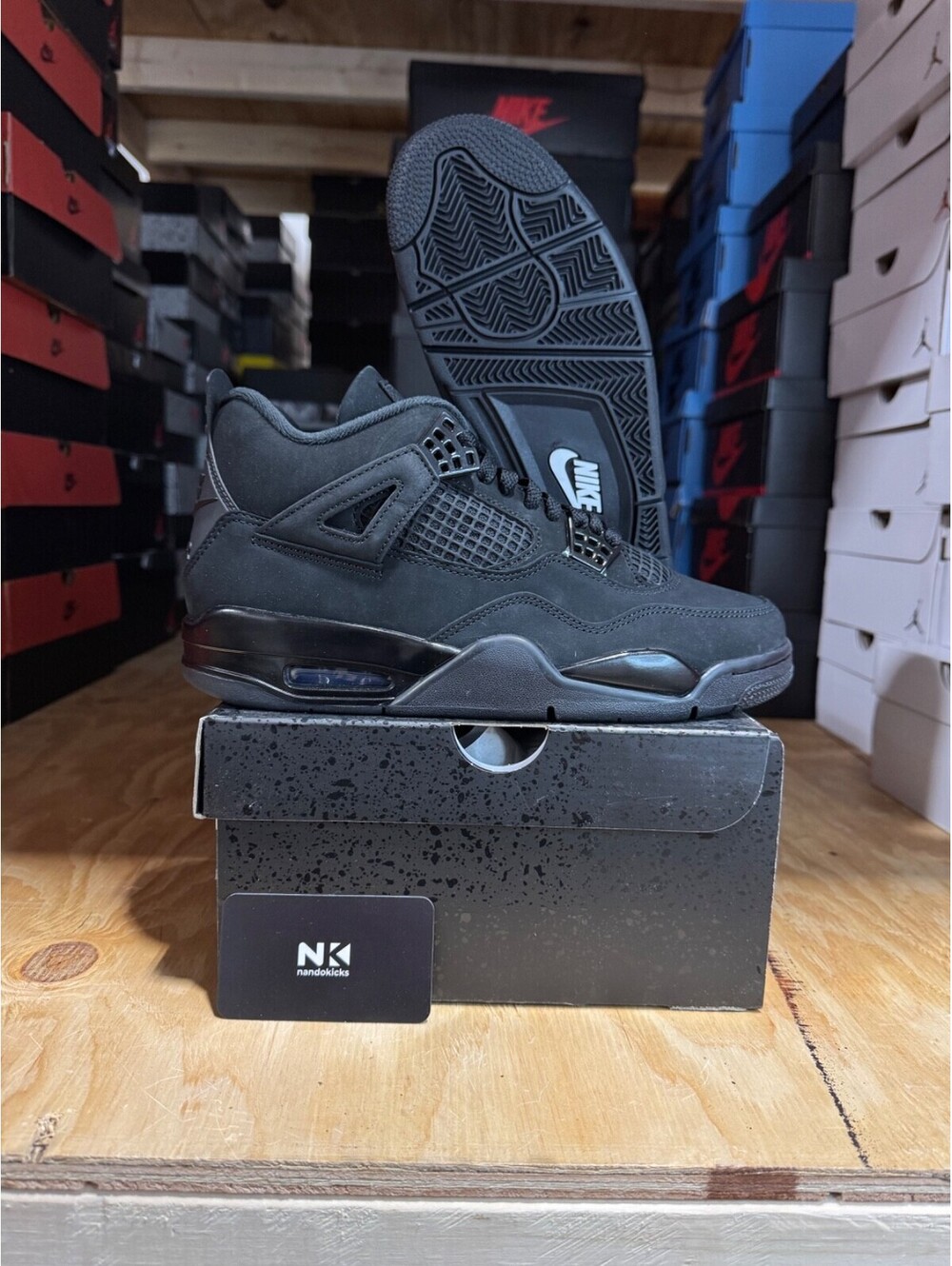 Air Jordan 4 Retro 'Black Cat' 2025 FV5029-010 BRAND NEW MENS SIZE 9